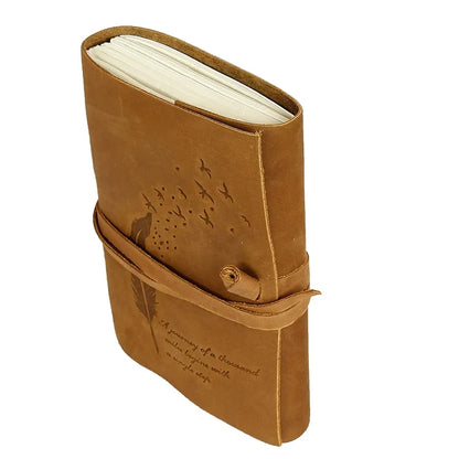 Leather personal diary