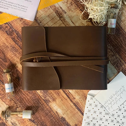 leather scrapbook