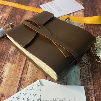 leather sketchbook