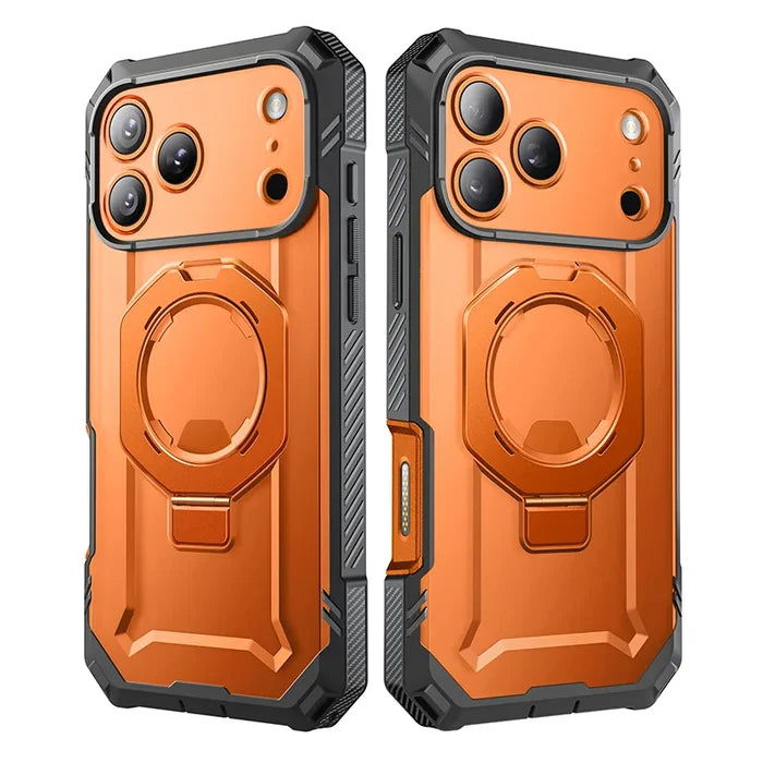 UB GRIP PRO Series iPhone 17 Pro Max MagSafe Phone Case with HD Tempered Glass - Coral