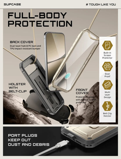 UB PRO Series Google Pixel 10/10 Pro Rugged Phone Case - Desert