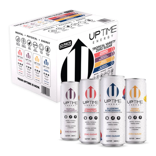 UPTIME TROPICAL VARIETY Zero Sugar 12 Pack