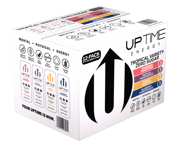 UPTIME TROPICAL VARIETY Zero Sugar 12 Pack
