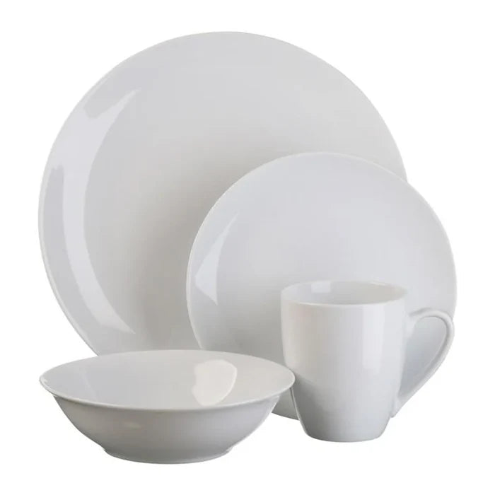 Urban Coupe White Dinner Set 16pc