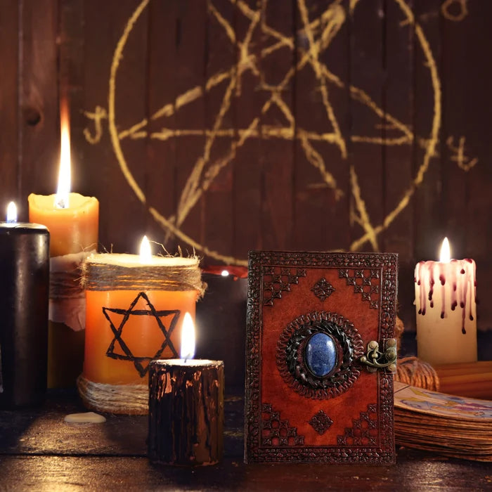 leather bound sketchbook