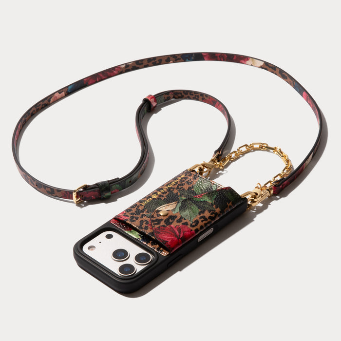 Valentina Duet - Ceci Dark Floral Cheetah/Gold