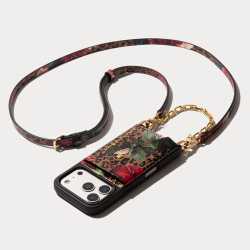 Valentina Duet - Ceci Dark Floral Cheetah/Gold