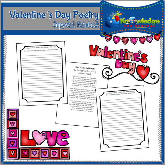 Valentine's Day Poetry Copywork