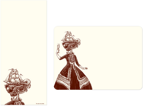 Venetian Carnival Masked Lady Assortment