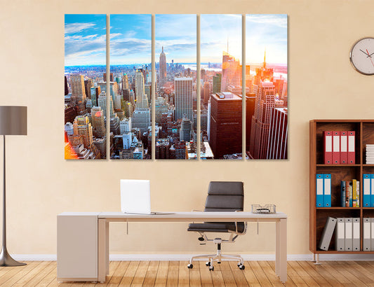 View of New York Canvas Print #9005