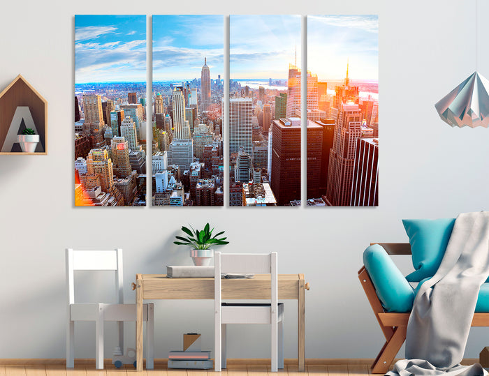 View of New York Canvas Print #9005