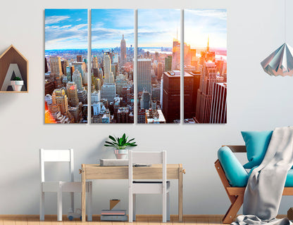 View of New York Canvas Print #9005