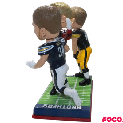 Watt Brothers NFL Triple Bobblehead