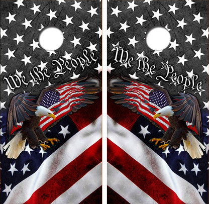 We the People Cornhole Design