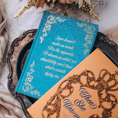 When She Unravels Exclusive Luxe Edition Book