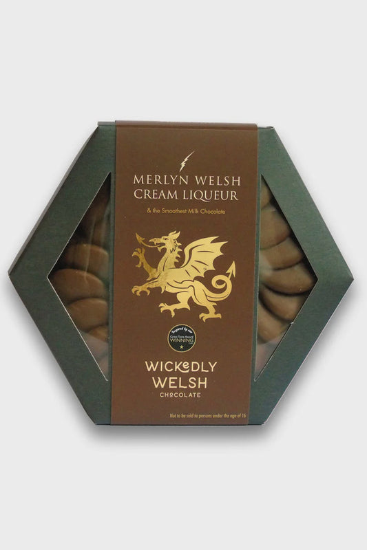 Wickedly Welsh Penderyn Merlyn Welsh Cream Liqueur Puddles