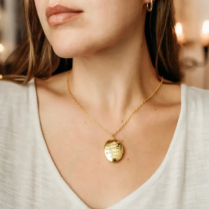 Witch Haven Crescent Moon Locket Necklace