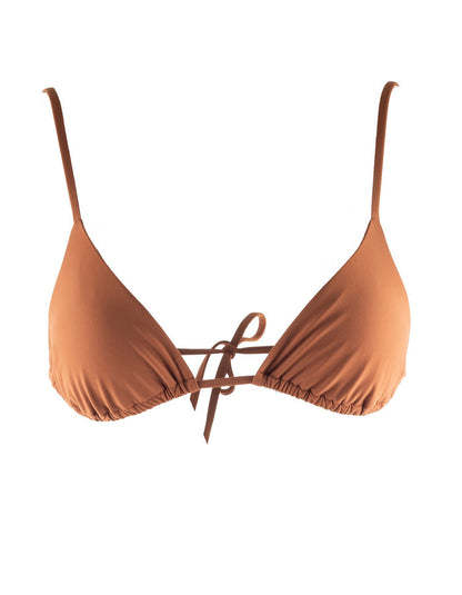 Triangel BIKINI TOP Oberteil in Terracotta für Damen