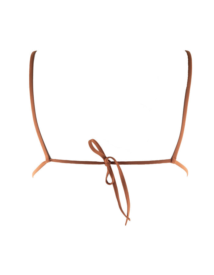 Triangel BIKINI TOP Oberteil in Terracotta für Damen