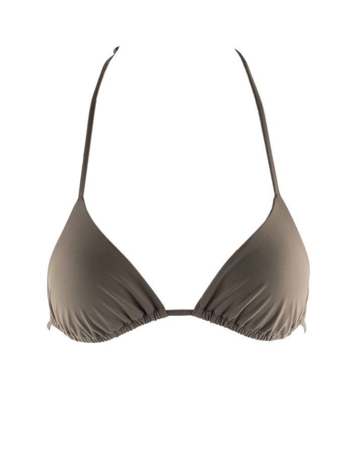 Triangel BIKINI TOP Oberteil in Oliv für Damen