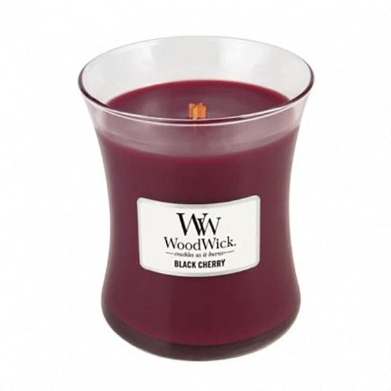 Woodwick Medium Candle Jar - Black Cherry