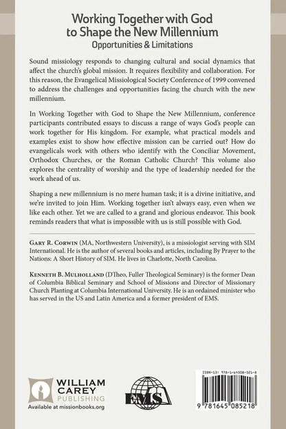 Working Together with God to Shape the New Millennium (EMS 8) - MissionBooks.org