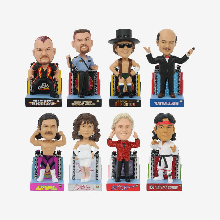 WWE Commemorative 1980s Mini Bobblehead Boxed Set Series 2 Wrestling