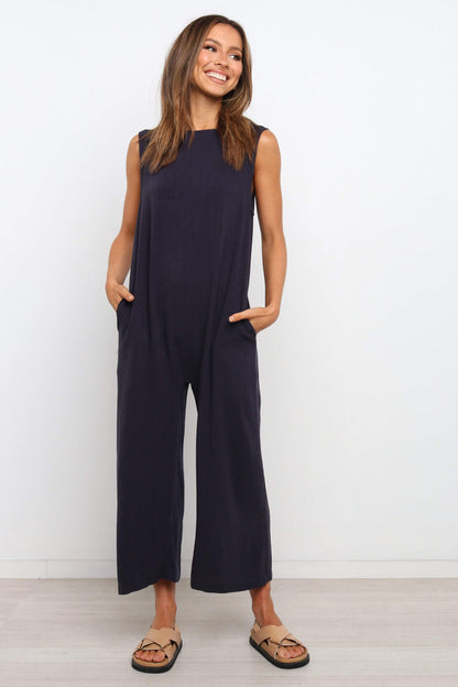 Petal and Pup USA Rompers Yardlee Jumpsuit - Navy