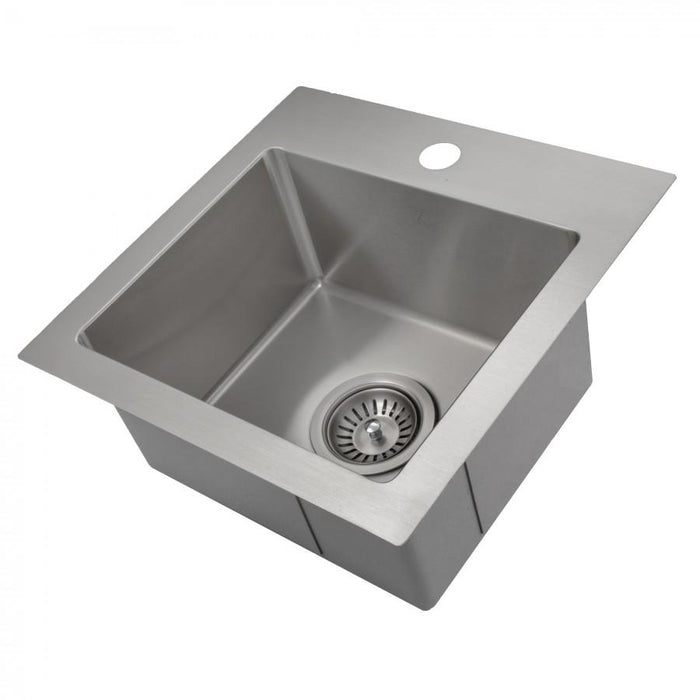 ZLINE 15 in. Donner Topmount Single Bowl Bar Kitchen Sink with Color Options (STS-15) main image.