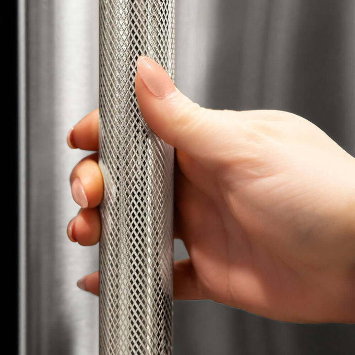 ZLINE Autograph Edition Column Refrigeration Helix Handle (Set of 1) in Polished Nickel (RCHZ-K-PN)