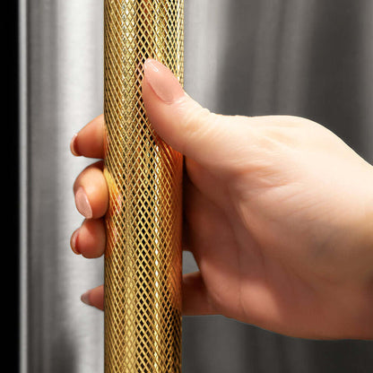 ZLINE Autograph Edition Helix Handle (Set of 1) for Undercounter Wine & Beverage Coolers and Ice Makers in Polished Gold (RWVHZ618-K-G)