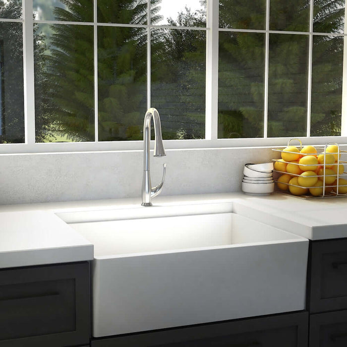 ZLINE Castor Kitchen Faucet in Chrome (CAS-KF-CH)