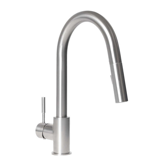 ZLINE Gemini Kitchen Faucet in Brushed Nickel (GEM-KF-BN) main image.
