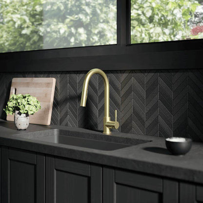ZLINE Gemini Kitchen Faucet in Champagne Bronze (GEM-KF-CB)