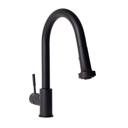 ZLINE Monet Kitchen Faucet in Matte Black (MON-KF-MB) main image.