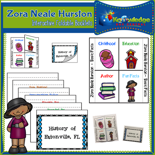 Zora Neale Hurston Interactive Foldable Booklets